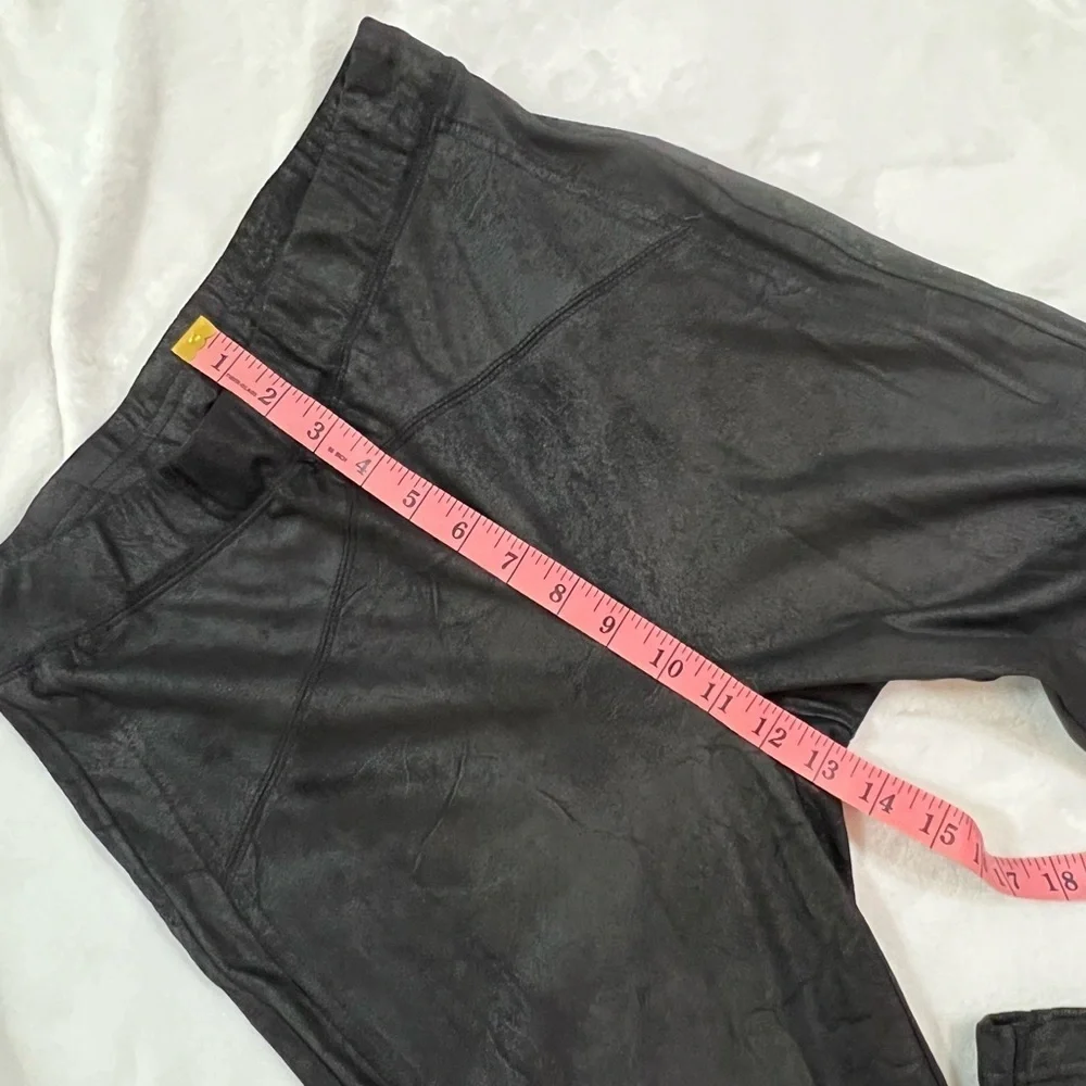 Black Free People Faux Leather Leggings